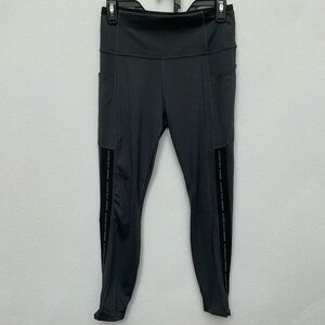 Athleta Allyson Felix Collab Dark Grey, Black Workout Leggings Size Small Run